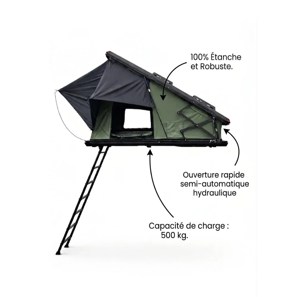 Tente de toit 3 places ApexPeak™ Basic Edition