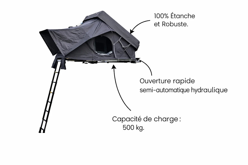 Tente de toit 4 places ApexPeak™ Black 1.0