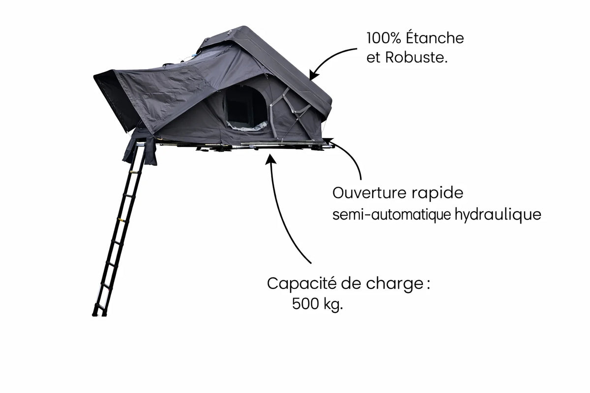 Tente de toit 4 places ApexPeak™ Black 1.0