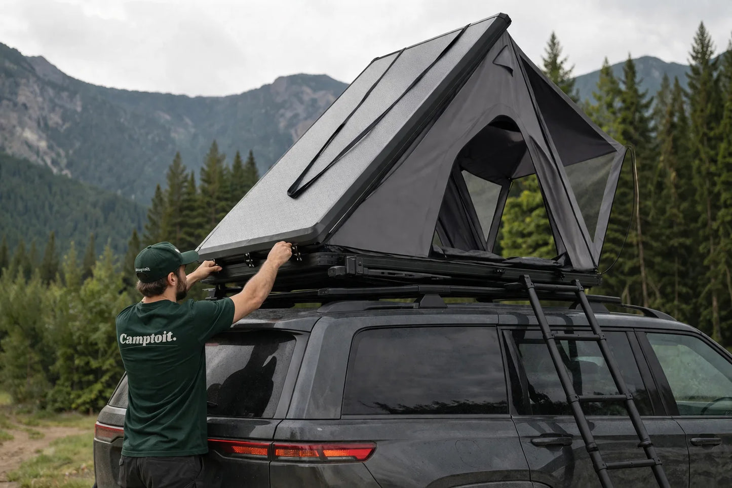 Tente de Toit Universelle pour Voiture et 4x4 - Camping aventure